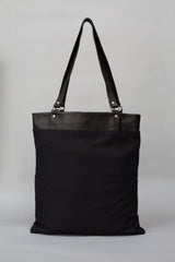 BOH embroidered leather shopper tote bag back